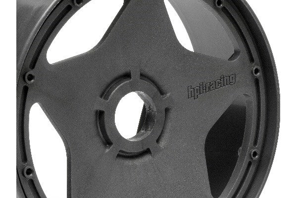 Super Star Wheel Gunmetal Front (120X60Mm/2Pcs/)