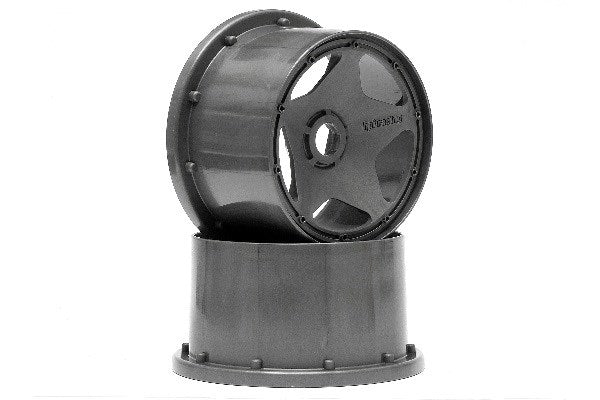 Super Star Wheel Gunmetal Rear (120X75Mm)