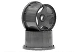 Super Star Wheel Gunmetal Rear (120X75Mm)