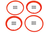 Heavy Duty Wheel Bead Lock Rings (Red/For 2 Wheels