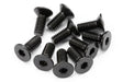 Flat Head Screw M4X10Mm (Hex Socket/10Pcs)