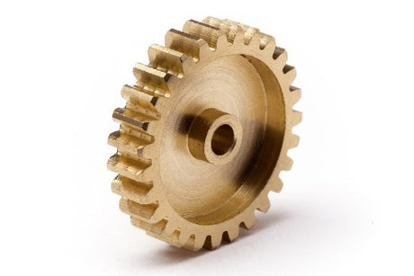 27T Brass Pinion Gear (0.8 M / 32DP 3.175 Shaft)