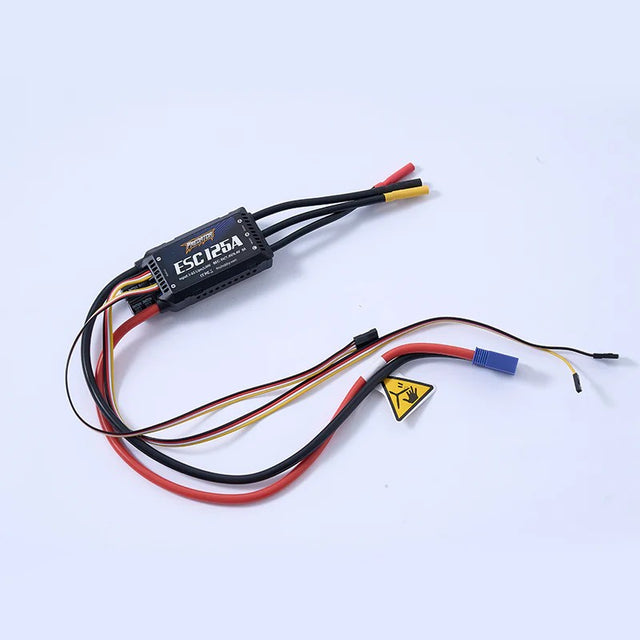 125A ESC with 350mm input cable 4.0mm motor connector EC5