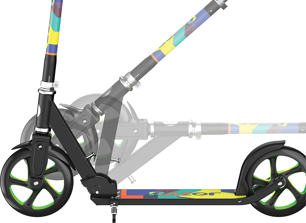 Razor A5 Lux Light Up - Green
