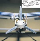 3"(75mm)Three-blade spinner