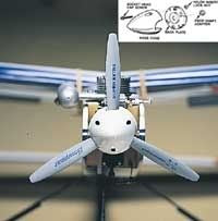 3"(75mm)Three-blade spinner