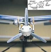 3"(75mm)Three-blade spinner