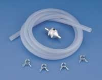 Du-Bro 681 - Silicone Tubing Blue 90cm (3.2mm id) with fuelfilter & clips