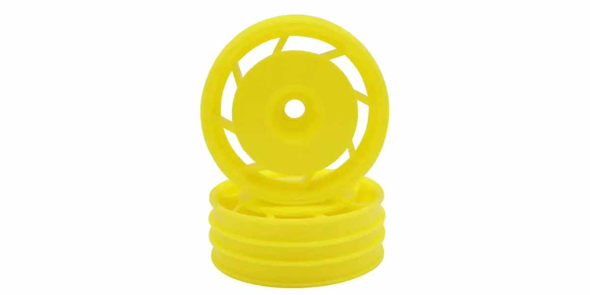 Kyosho 1:10 Ultima Front Wheels 8D 50mm (2) - Yellow