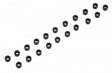 Molded Black Color Silicone Tube (20) V6 881538