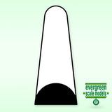 Half-round (.06") 1.5x350mm(5)