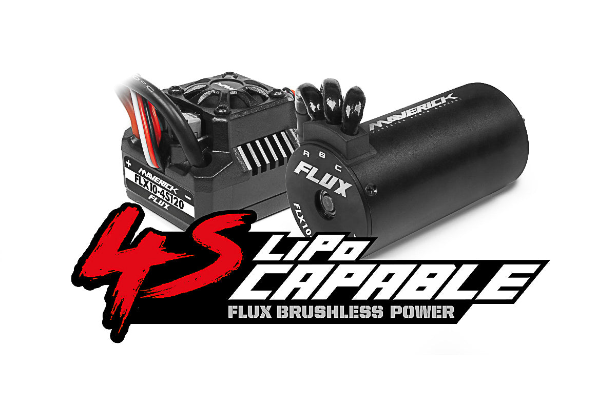 QuantumR Flux 4S 1/8 4WD Race Truck - Grey/Red