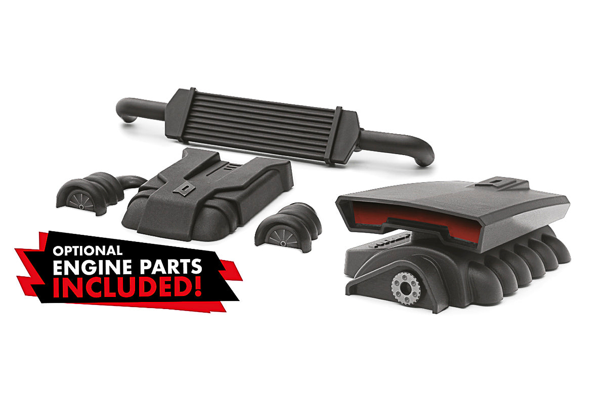 QuantumR Flux 4S 1/8 4WD Race Truck - Grey/Red