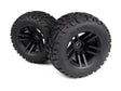Mounted MixBlok Tire on XT Wheel (Black/2pcs)
