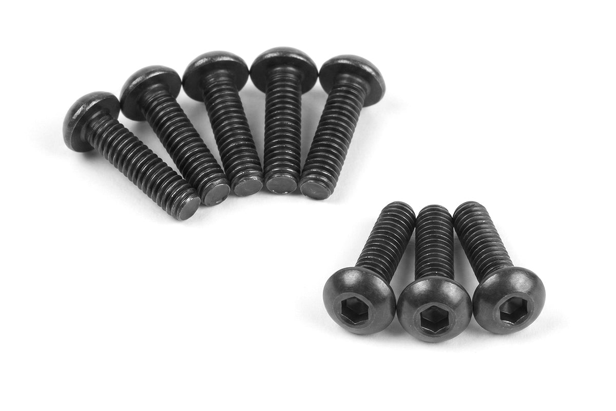 Button Head Screw M3x12mm (Hex/Socket/8pcs)