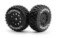 Assembled Wheel & Tyre Set (Black/2pcs)
