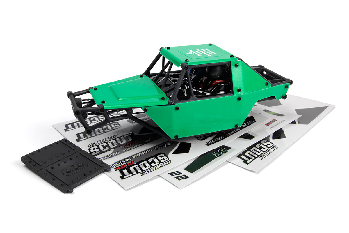 Scout-24 1/24th Rock Crawler -Printed Body - Green