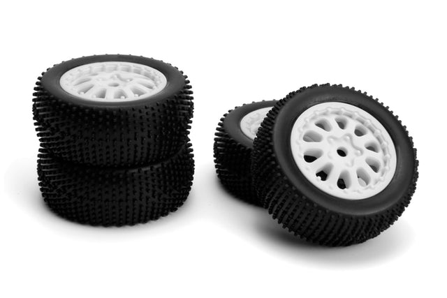 Sidepin SC Wheel/Tyre Set (White/Front/Rear)