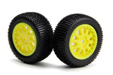 Sidepin SC Wheel/Tyre Set (Yellow/Front/Rear)