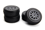 Sidepin SC Wheel/Tyre Set (Grey/Front/Rear)