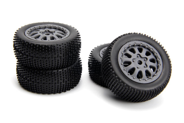 Sidepin SC Wheel/Tyre Set (Grey/Front/Rear)