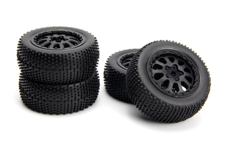Sidepin SC Wheel/Tyre Set (Black/Front/Rear)