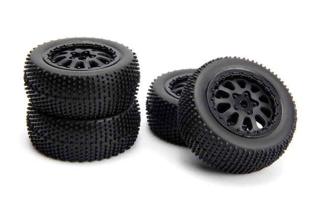 Sidepin SC Wheel/Tyre Set (Black/Front/Rear)