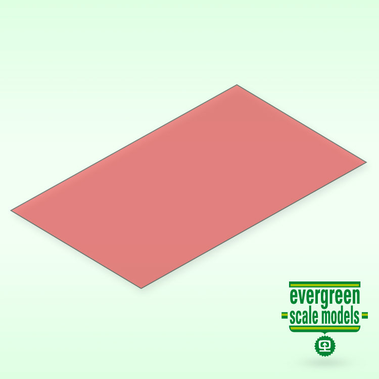 Red Transparent Sheet 0.25x150x300 mm (2)