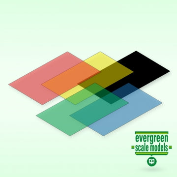 Assorted Colored Sheets 0.25x150x300 mm (5)