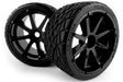 Mounted Phaltline Tire on 3256 Blast Black Wheel