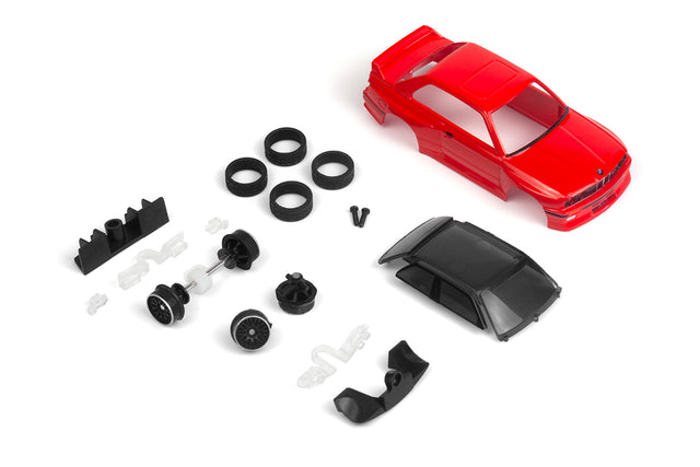 nano-TTR 1989 BMW M3 E30 Ravaglia Red Painted Body