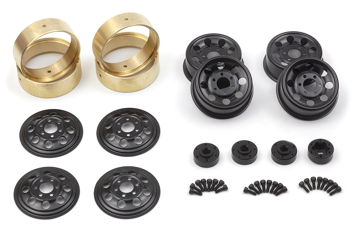CS-8 Steel Beadlock Wheel 1.2in (Black/4pcs)