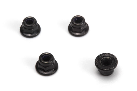 Flange Lock Nut M2.5 (Silver/4pcs)