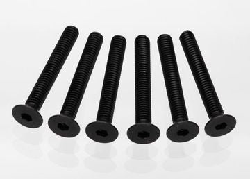 Traxxas 2533 Screws M4x30mm Countersunk Hex Socket (6)