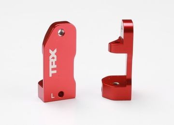 Traxxas 3632X Caster Block Aluminium Red (Pair)