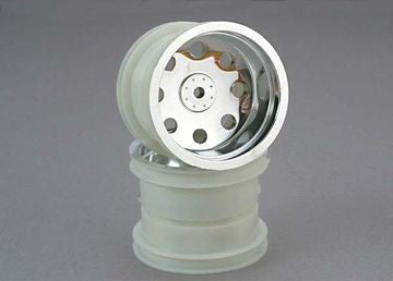 Traxxas 3673 Wheels Chrome 2.2" Truck Front (2)