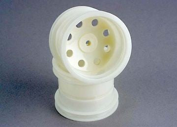 Traxxas 3675 Wheels White 2.2" Truck Front (2)