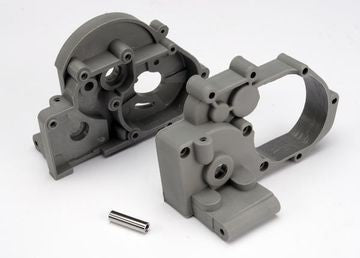 Traxxas 3691A Gearbox Halves Grey