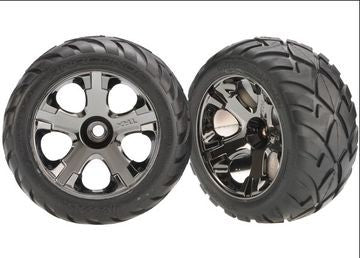 Traxxas 3777A Tires &amp; Wheels Anaconda/All-Star 2.8" (Nitro Front) (2)