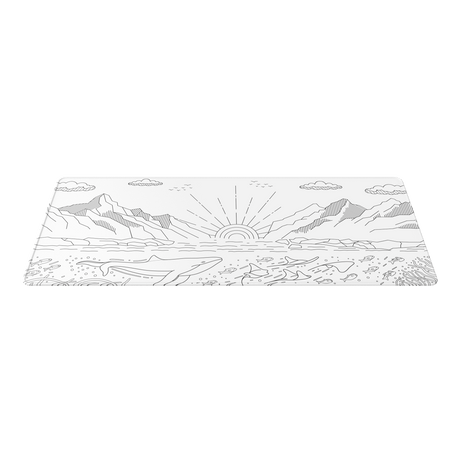 Dark Project Gaming Mousepad, Terra Nostra White, XL
