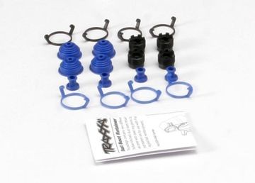 Traxxas 5378X Pivot Ball Caps &amp; Dust Boots (4)