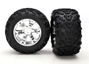 Traxxas 5674 Tires &amp; Wheels Maxx/Geode (17mm) 3.8" (2)