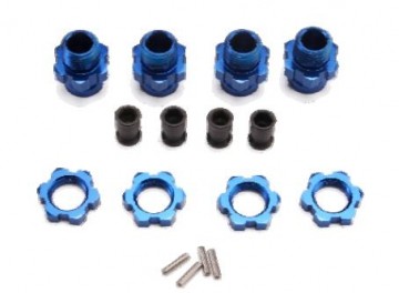 Traxxas 5853X Wheel Hubs Splined Set Long &amp; Short Complete (2+2)
