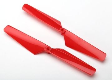 Traxxas 6628 Rotor Blade Set Red (2)  Alias