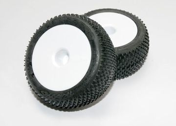 Traxxas 7175 Tires &amp; Wheels Response Pro/Disk White 2.2" 1/16 (2)