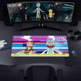 Rick and Morty Mousepad Glitched, XL