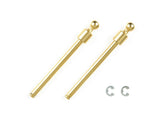 M06PRO 3x34mm titan sus shaft *2