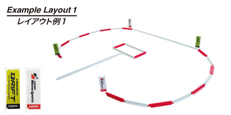 RC Circuit Fence Set – baneopstilling
