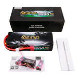 GENS ACE GE3-5500-3SDGT - Gensace Bashing LiPo 3S 11.1V-5500-60C Deans 138x47x37mm 380g Bullet