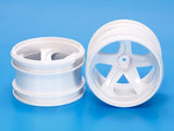 GF-01 White 5-Spoke Wheels